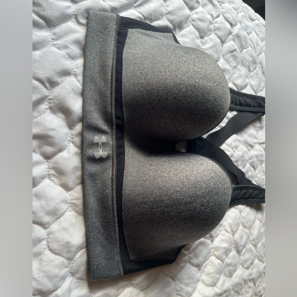 Under Armour Fitted Sports Bra Crossback - Picture 2 of 9